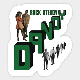 Rock Steady Dandy Reggae Sticker